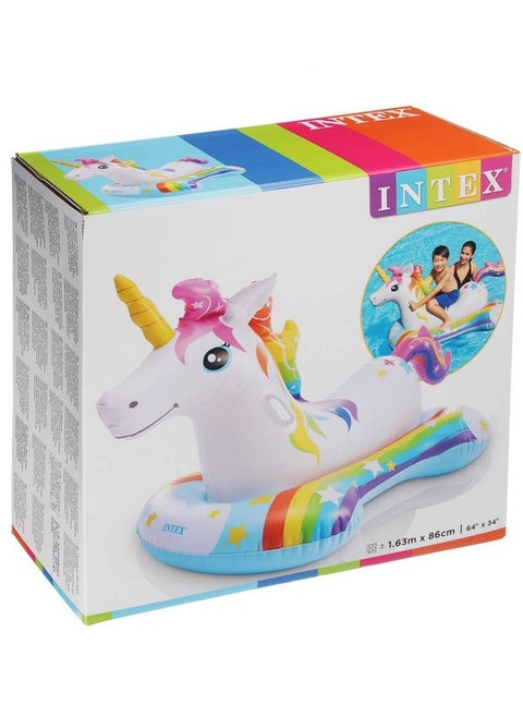 Intex - Inflatable Ride-on Unicorn Float 163 x 86 cm - 57552EP