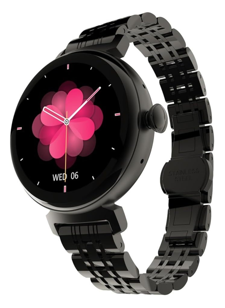 HiFuture HiFuture Future Aura Bluetooth Calling Smart Watch for Women, Black, One Size  - Image 1