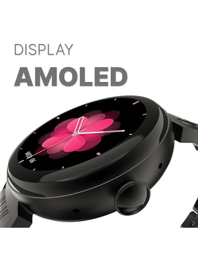 HiFuture HiFuture Future Aura Bluetooth Calling Smart Watch for Women, Black, One Size  - Image 2