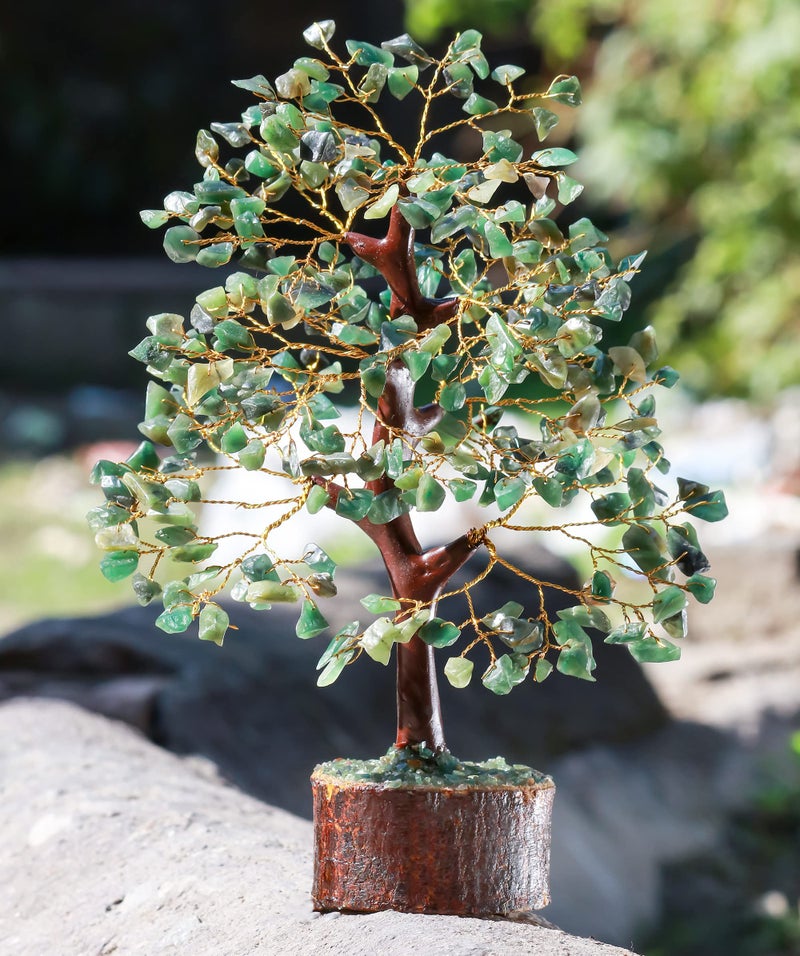 Crocon Green Aventurine Feng Shui Healing Crystals Tree of Life Gemstone Crystal Tree Bonsai for Spiritual Gifts Sage Green Home Decor for Women Birthday Gifts for Men House Warming Gifts - Image 3