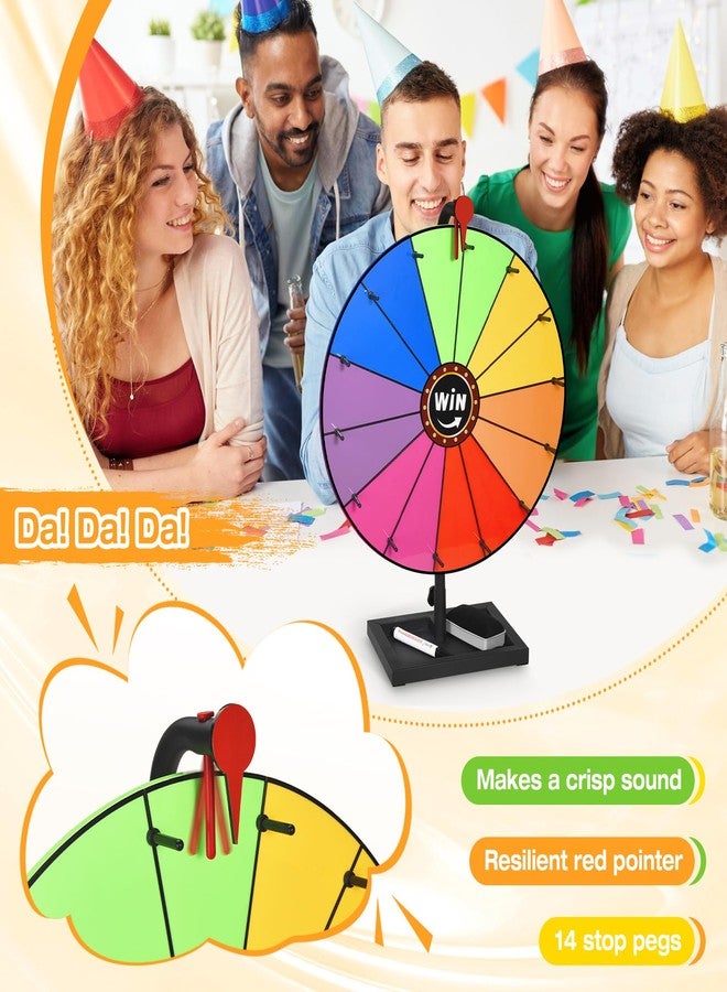 AugFir 18-inch Desktop Spinning Prize Wheel (with line) - Image 2