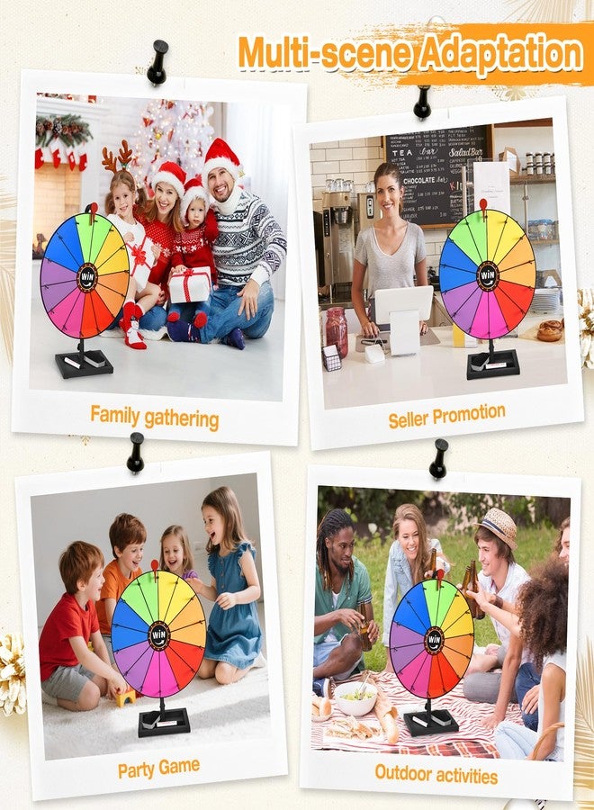 AugFir 18-inch Desktop Spinning Prize Wheel (with line) - Image 5