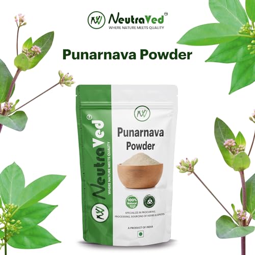 NeutraVed Punarnava Powder 100g | Boerhavia Diffusa Root Powder for Liver & Urinary | Stand Up Ziplock Pouch Reusable - 100g - Image 5