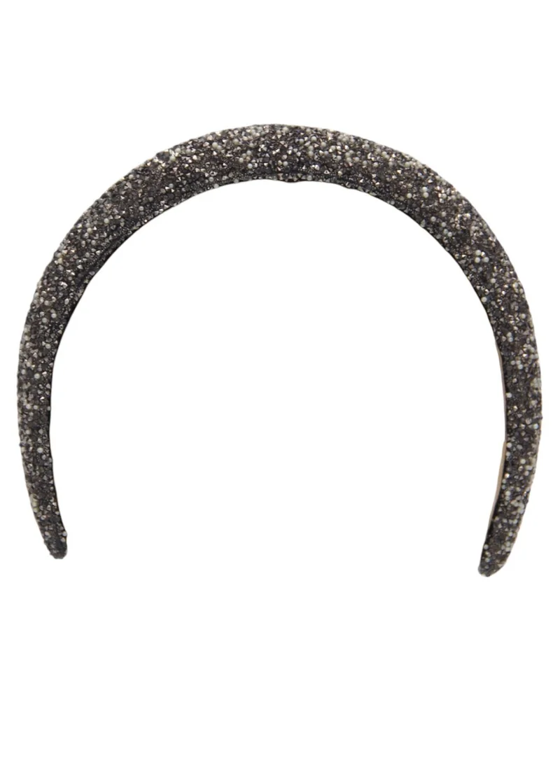 D'Daniela Headband Retro For Women's and  Girls Grey