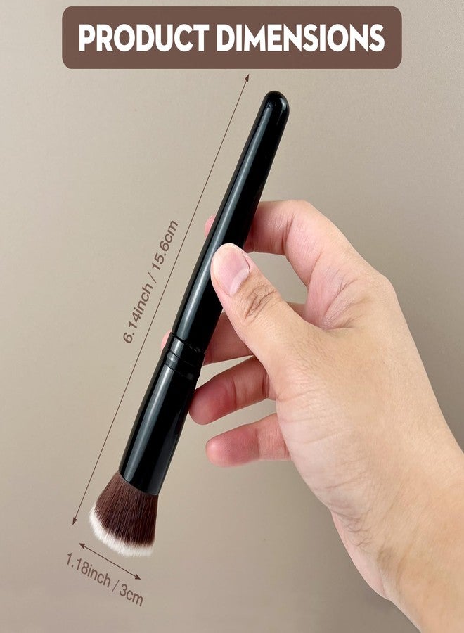 Brvlsoc Face Powder Brush – Multi-Purpose Makeup Brush for Blush or Powder, Delivers Sculpted Finish, Crafted with Vegan Synthetic Fibers, Cruelty-Free - Image 4
