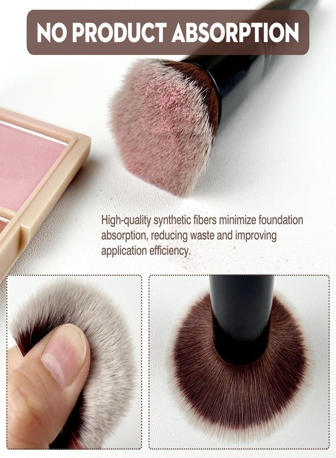 Brvlsoc Face Powder Brush – Multi-Purpose Makeup Brush for Blush or Powder, Delivers Sculpted Finish, Crafted with Vegan Synthetic Fibers, Cruelty-Free - Image 3