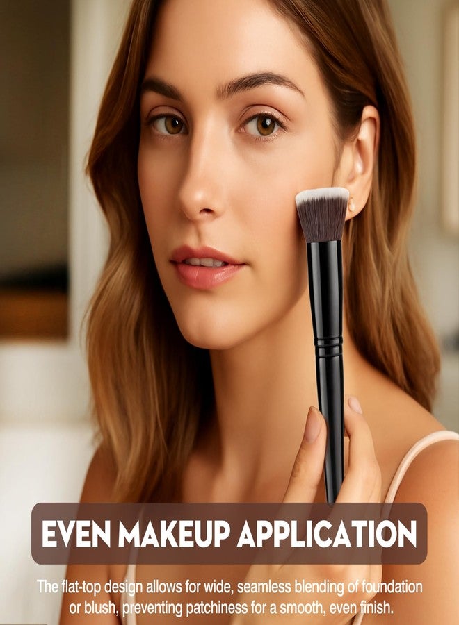 Brvlsoc Face Powder Brush – Multi-Purpose Makeup Brush for Blush or Powder, Delivers Sculpted Finish, Crafted with Vegan Synthetic Fibers, Cruelty-Free - Image 5