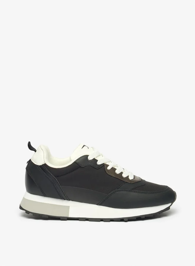 Dash Women's Colourblock Sports Shoes with Lace-Up Closure