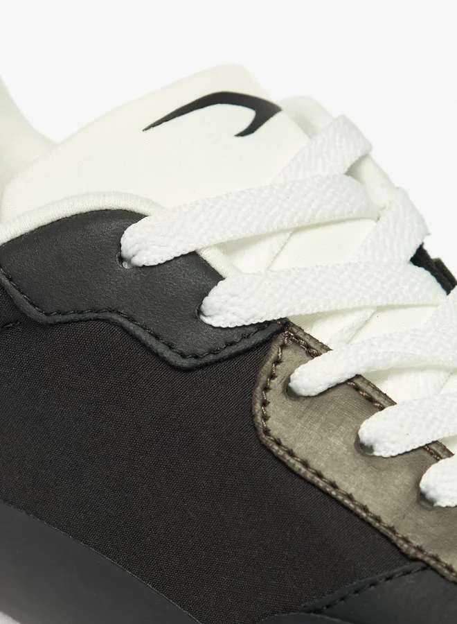 Dash Women's Colourblock Sports Shoes with Lace-Up Closure
