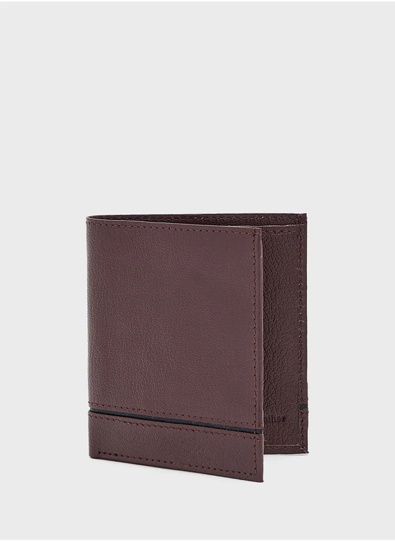 روبرت وود Genuine Leather Bi Fold Wallet