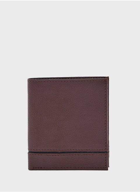Genuine Leather Bi Fold Wallet