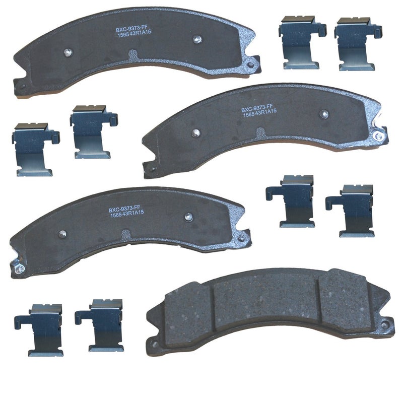 بنديكس وسادات فرامل خلفية سيراميكية Bendix Premium SBC1565 لـ Nissan NV1500 (2021-2012) وNV2500 (2021-2012) وNV3500 (2021-2012) وTITAN XD (2019-2016) - Image 1