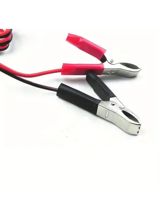 مشبك طرف بطارية السيارة الأسود مع مقبس ولاعة السجائر للإضاءة في التخييم وأضواء الكريسماس - Image 5