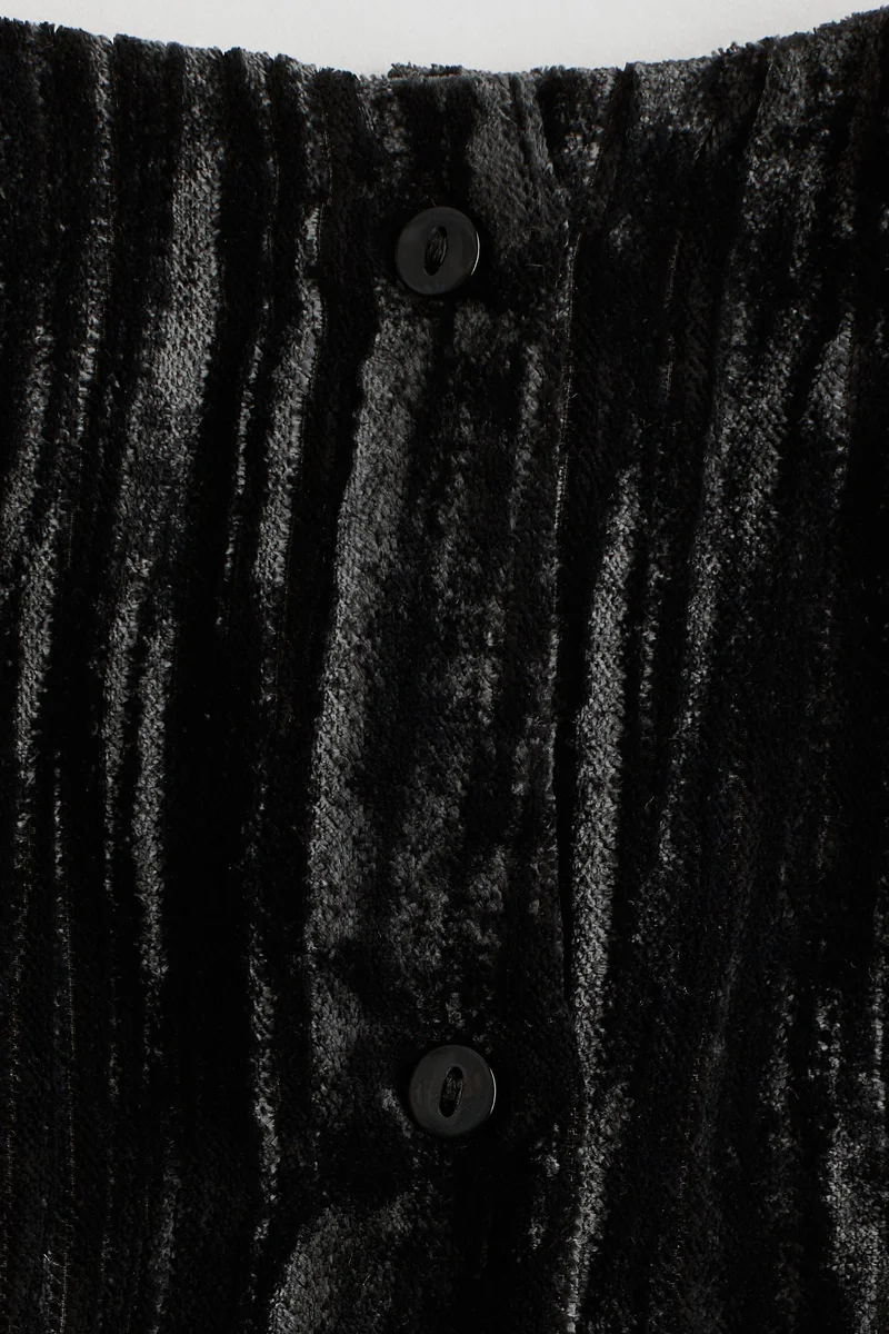 H&M Crushed-velvet dress