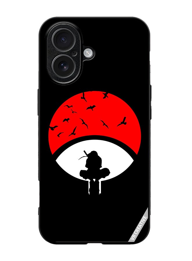 Protective Case Cover For Apple iPhone 17 Itachi Moon Design Multicolour