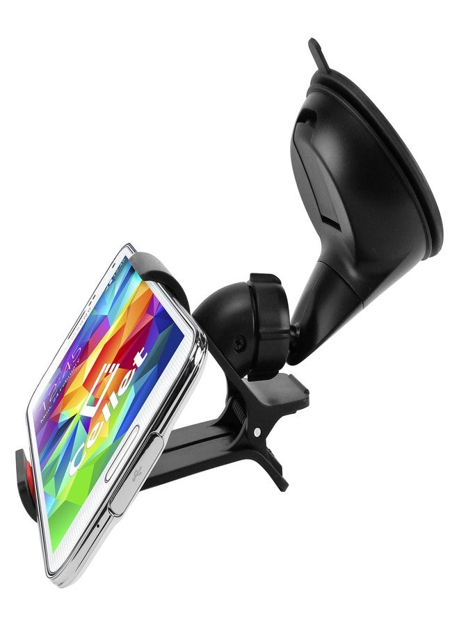 Cellet Dashboard and Windshield Car Clip Phone Mount Holder Compatible with Smartphones iPhone 14 Pro Max Plus 13 12 11 Samsung Galaxy Z Flip, Z Fold, Google Pixel, Moto, LG - Image 5