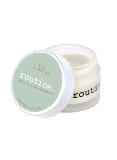 routine Routine Natural Deodorant Lucy In The Sky (Vegan: No Beeswax) Deo Jar | 2 Fluid Oz. Natural Deodorant | Aluminum Free Natural Deodorant For Women & Men (Cream Jar Formula) 