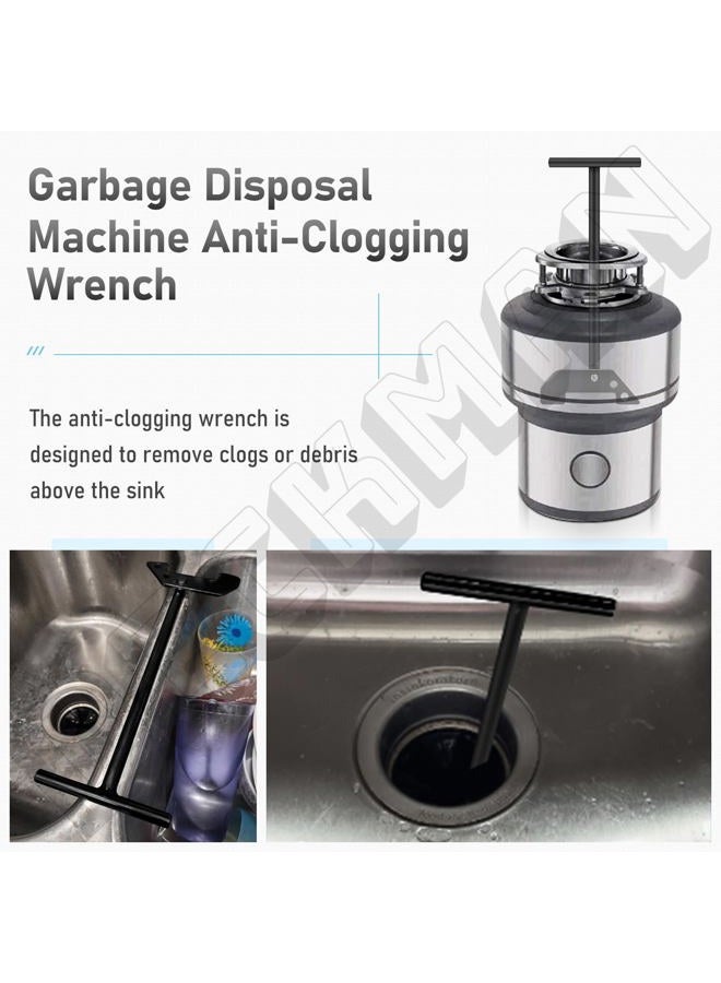 DECKMAN Garbage Disposer Unjamming Wrench, Unjamming Wrench, to Dislodge Jams or Clutter from Above The Sink, Compatible with Moen Waste King InSinkErator Garbage Disposals - Image 3