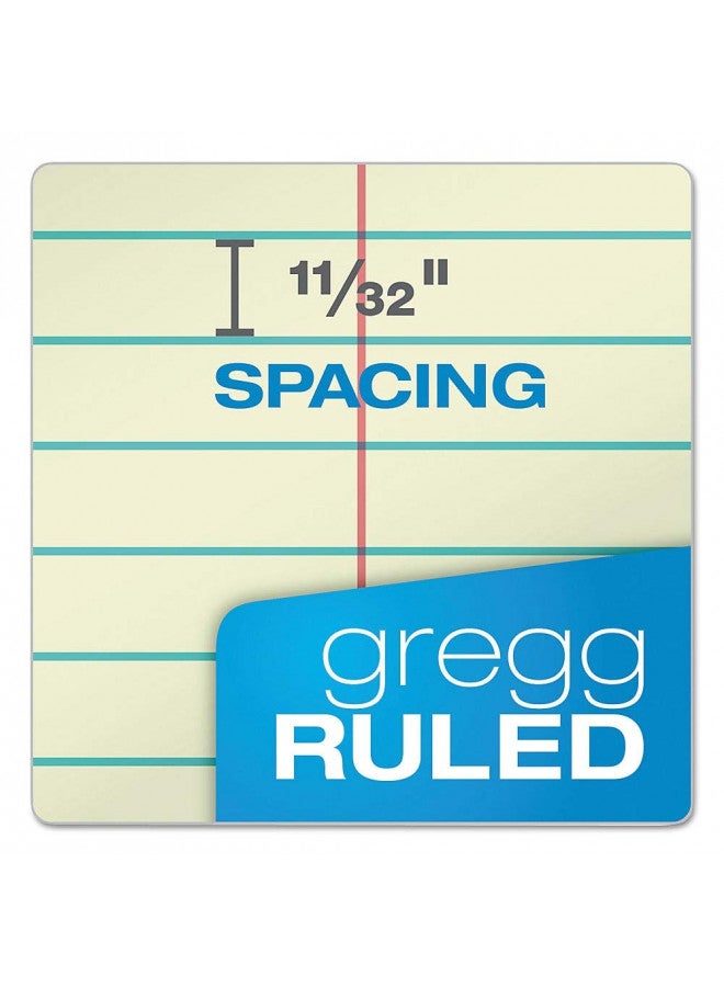 TOPS Steno Books, 6" x 9", Gregg Rule, Green Tint Paper, Assorted Color Covers, 80 Sheets, 4 Pack (80221) - Image 5