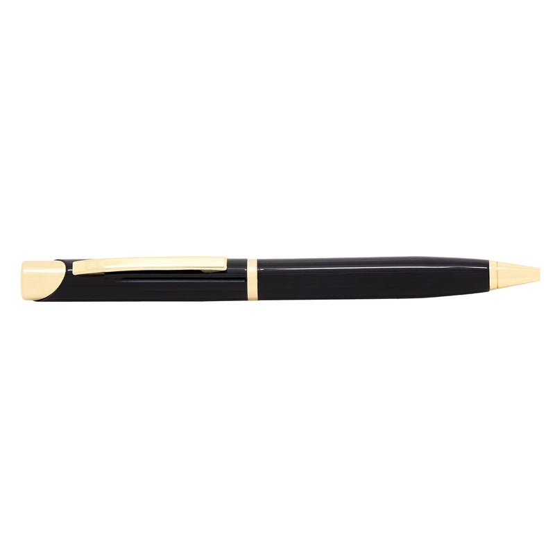 CrownLit Personalised Metal Pen With Name On Box & Pen, Ink Blue - Image 3