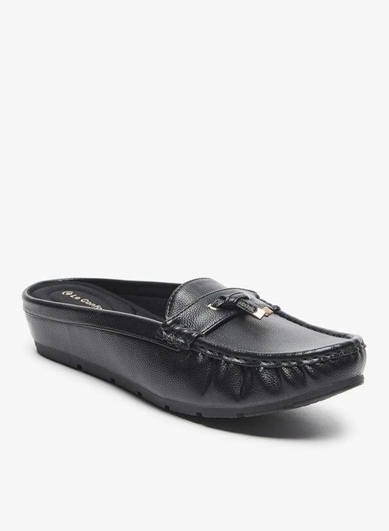 Le Confort Lace Detail Slip-On Mules