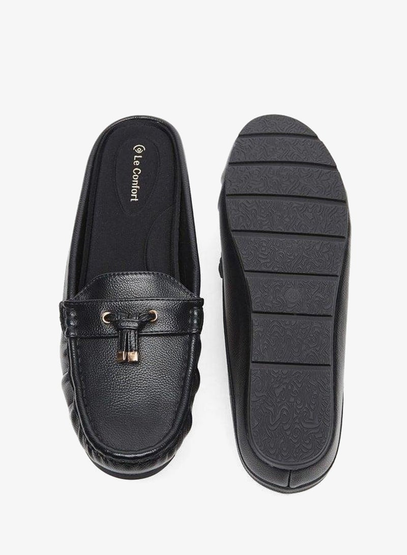 Le Confort Lace Detail Slip-On Mules - Image 4