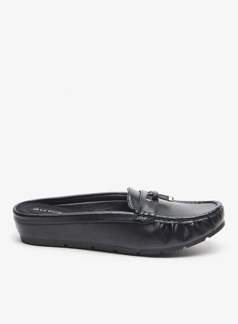 Le Confort Lace Detail Slip-On Mules - Image 1