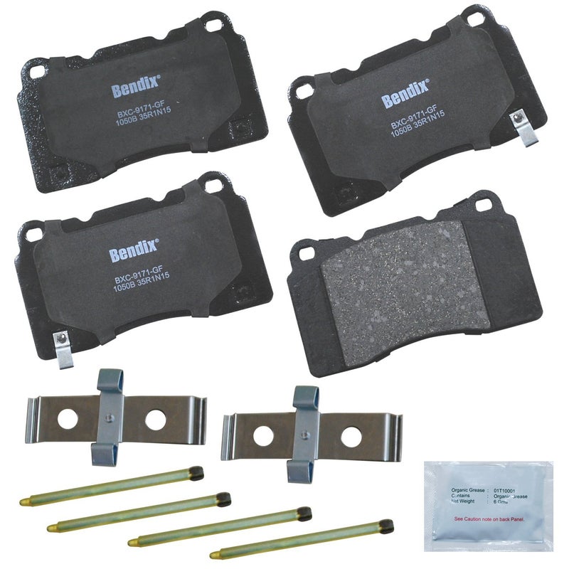 Bendix Priority1 CFC1050B Ceramic Front Brake Pads for Hyundai Genesis Coupe 2010 Genesis Coupe 20162013