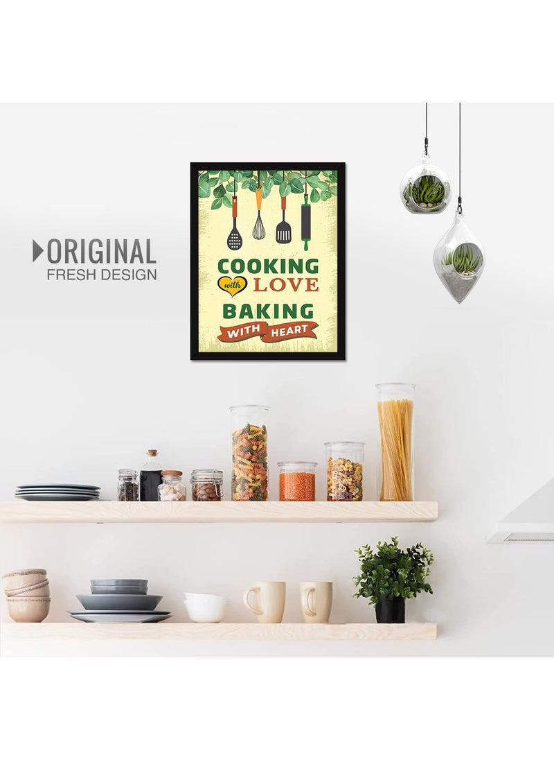Chaka Chaundh Chaka Chaundh Suitable Restaurant Posters for Wall Kitchen Food quotes wall frames Dining quotes wall hanging 14 X 11 inches CANTEEN CAFETERIA HOSTEL HOTEL MESS BAKERY AND COOKERY  - Image 2