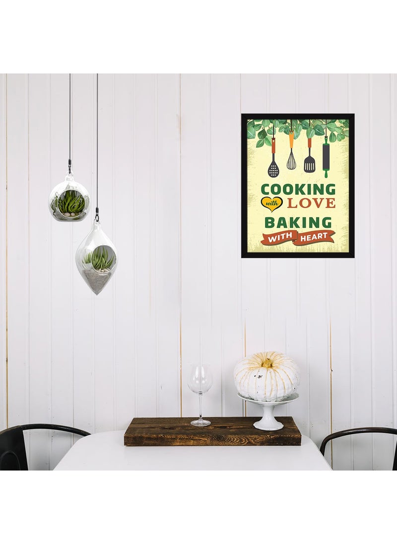 Chaka Chaundh Chaka Chaundh Suitable Restaurant Posters for Wall Kitchen Food quotes wall frames Dining quotes wall hanging 14 X 11 inches CANTEEN CAFETERIA HOSTEL HOTEL MESS BAKERY AND COOKERY  - Image 4