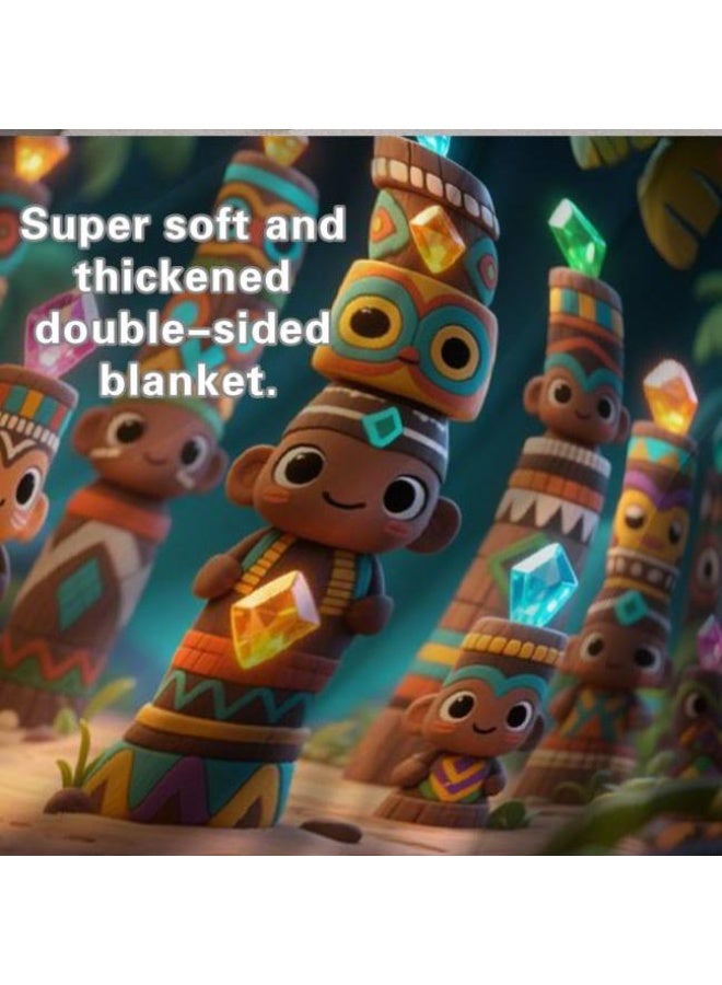 general Baby and children's cartoon flannel thin blanket (warm and comfortable, suitable for sleep, game use) 70cm*100cm - Image 4