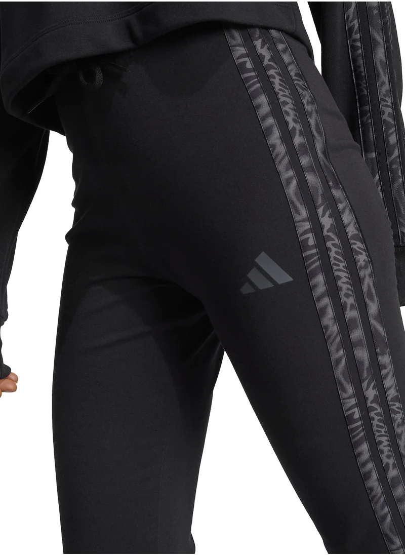اديداس Essential 3 Stripe Printed Leggings