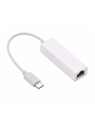 USB-C Network Cable To Interface, Rj45 Connector, Typec 100 Mbit/s Computer NIC Converter, Type C NIC To 100 Mbit/s Network Cable Converter White - view 5