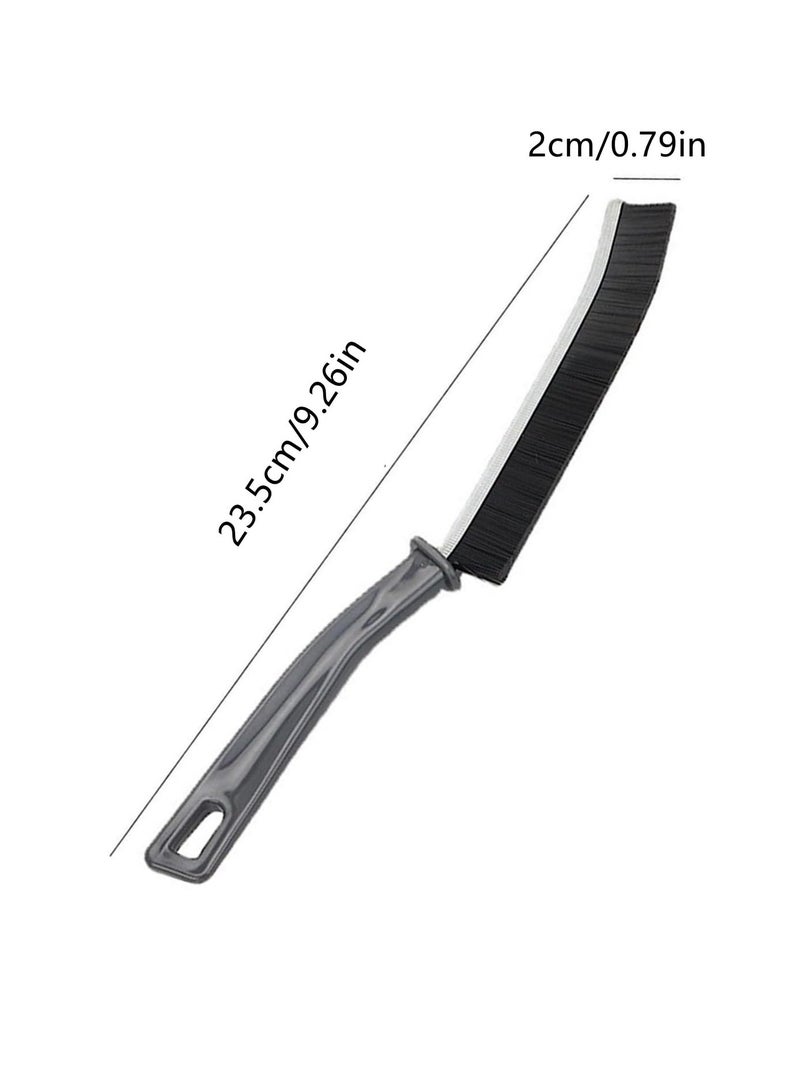 sokany 5 PCS Bathroom Crevice Gaps Cleaning Brush, Groove Cleaning Brush, Dead Corners Multifunctional Brushes,Multifunctional Window Brushes (Black) - Image 2