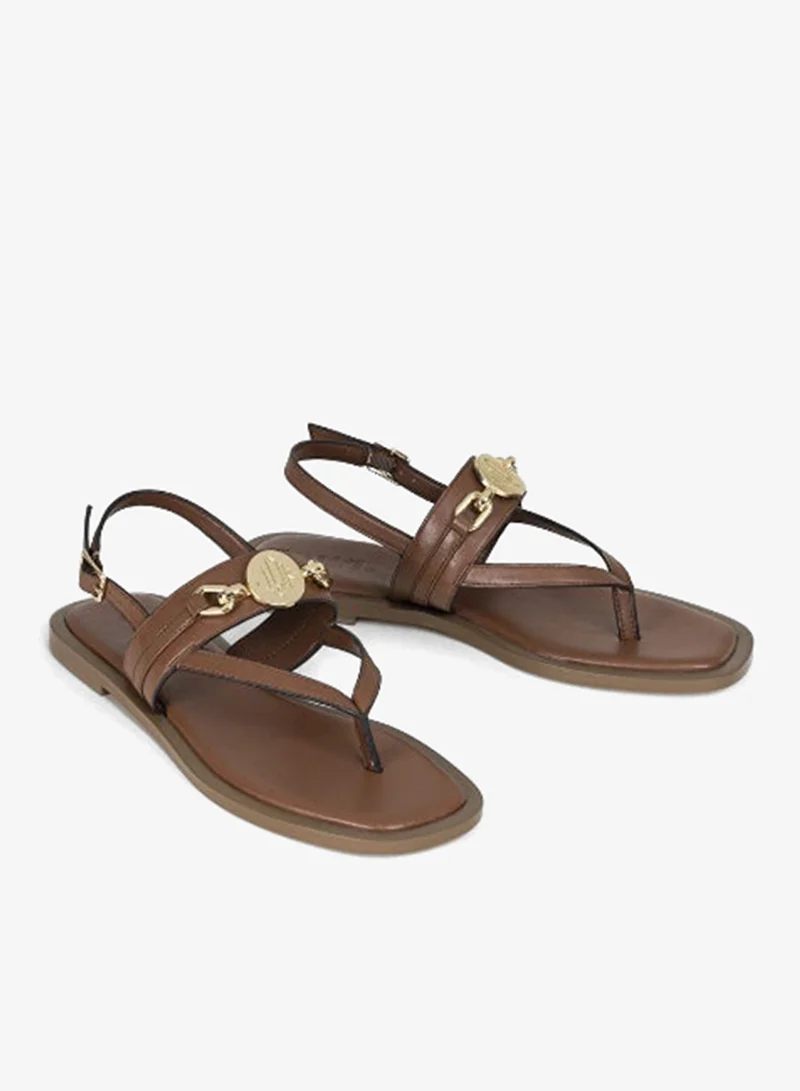 Ipekyol Monogram Buckle Sandals