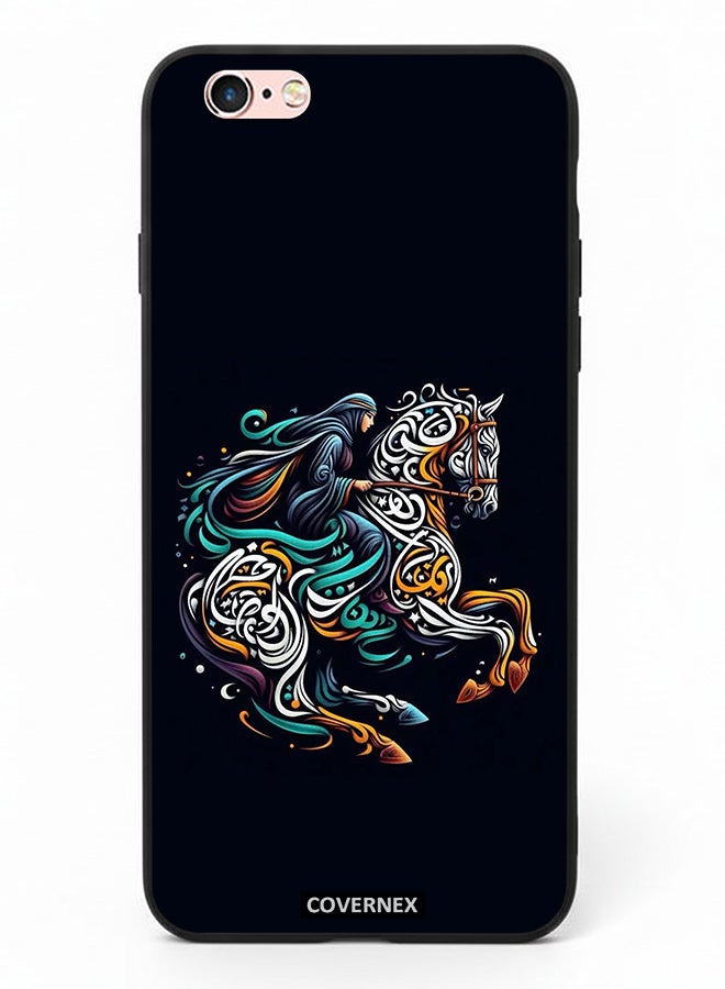 Covernex Apple iPhone 6s Protective Case Cover Printed Featuring Ornamental Horse - Image 2