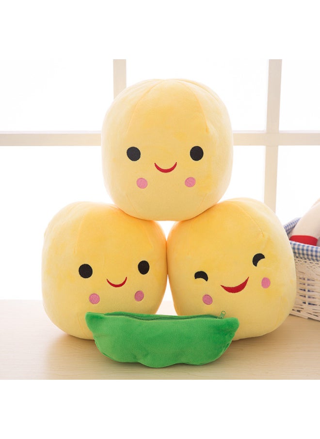 Generic - Cute Pea Pod Plush Toy Doll Couple Sleeping Pillow Valentine's Day Gift-Color:Green Beans-Height:90cm - Image 1