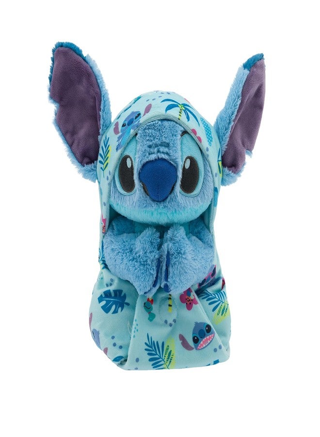 Disney Store Unisex-Children Babies Collection: Stitch Plush in Swaddle with Detailed Plush Features - Official Soft Toy - Stuffed Animals for Babies - Image 1