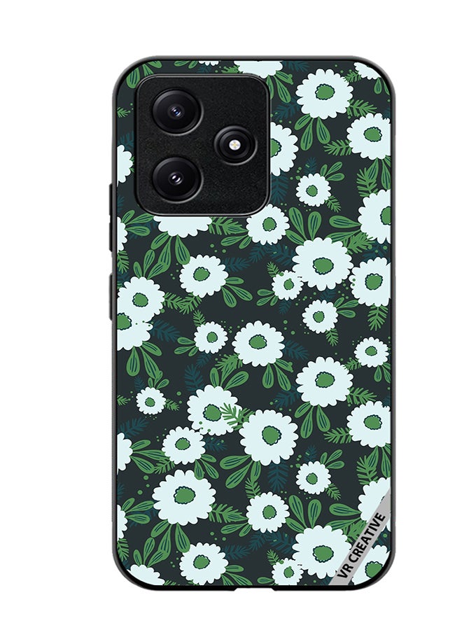 VR CREATIVE Protective Case Cover For Xiaomi Poco M6 Pro 5G Floral Pattern Based On Traditional Folk Art Ornaments Design Multicolour - Image 1