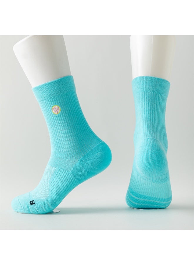 KUYING Fashion Anti Slip Breathable Sports Socks Three Piece Set