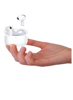 HEATZ TWS Wireless Earphones Wireless Charging Bluetooth 5.3 White  - Image 1