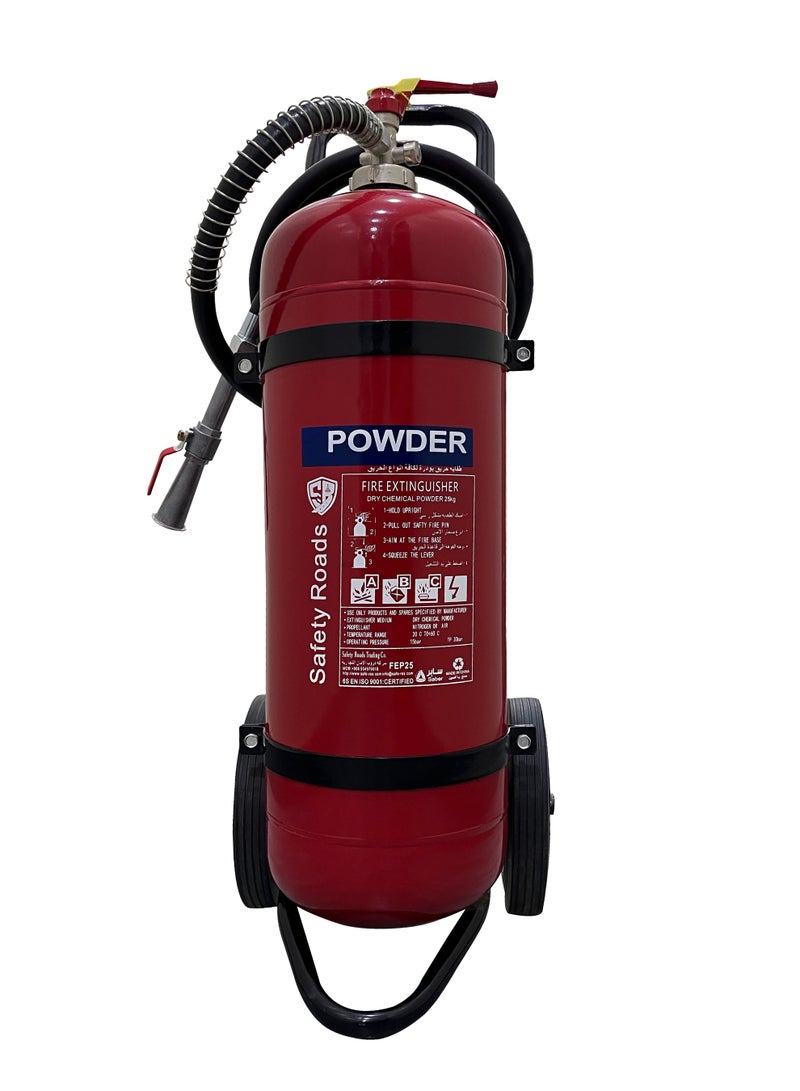 Powder fire extinguisher 25 kg