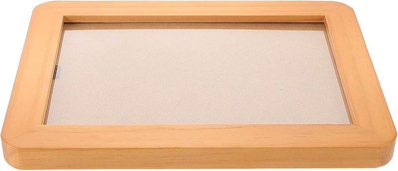 إطار صورة الموجات فوق الصوتية الخشبي 12.8 × 17.8 سم إعلان الحمل تذكار حضانة - Image 1