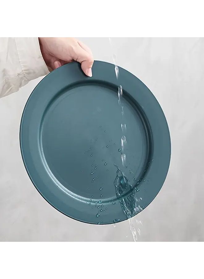 10 Inch Reusable Plastic Dinner Plates 4pcs Mix Set - Image 5