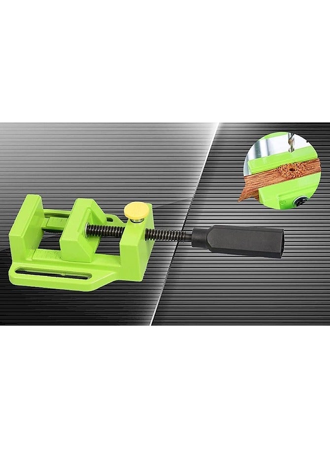 Drill Press Rotary Tool Workstation Stand, Drill Press Stand For Hand Drill, Benchtop Drill Press, Floor Drill Press Stand Table for Drill Workbench Repair Tool Clamp for Drilling Collet, Double Hole - Image 4