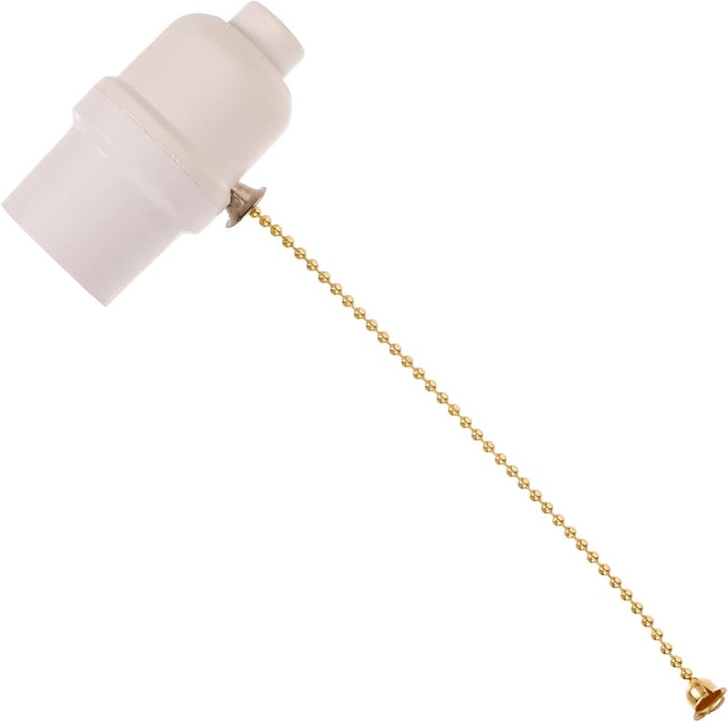 Vaguelly Pull Chain Lamp Socket with Switch for Table Floor Pendant Lamps for Home Lighting Fixtures Easy Operation and Strong Load Capacity - Image 1