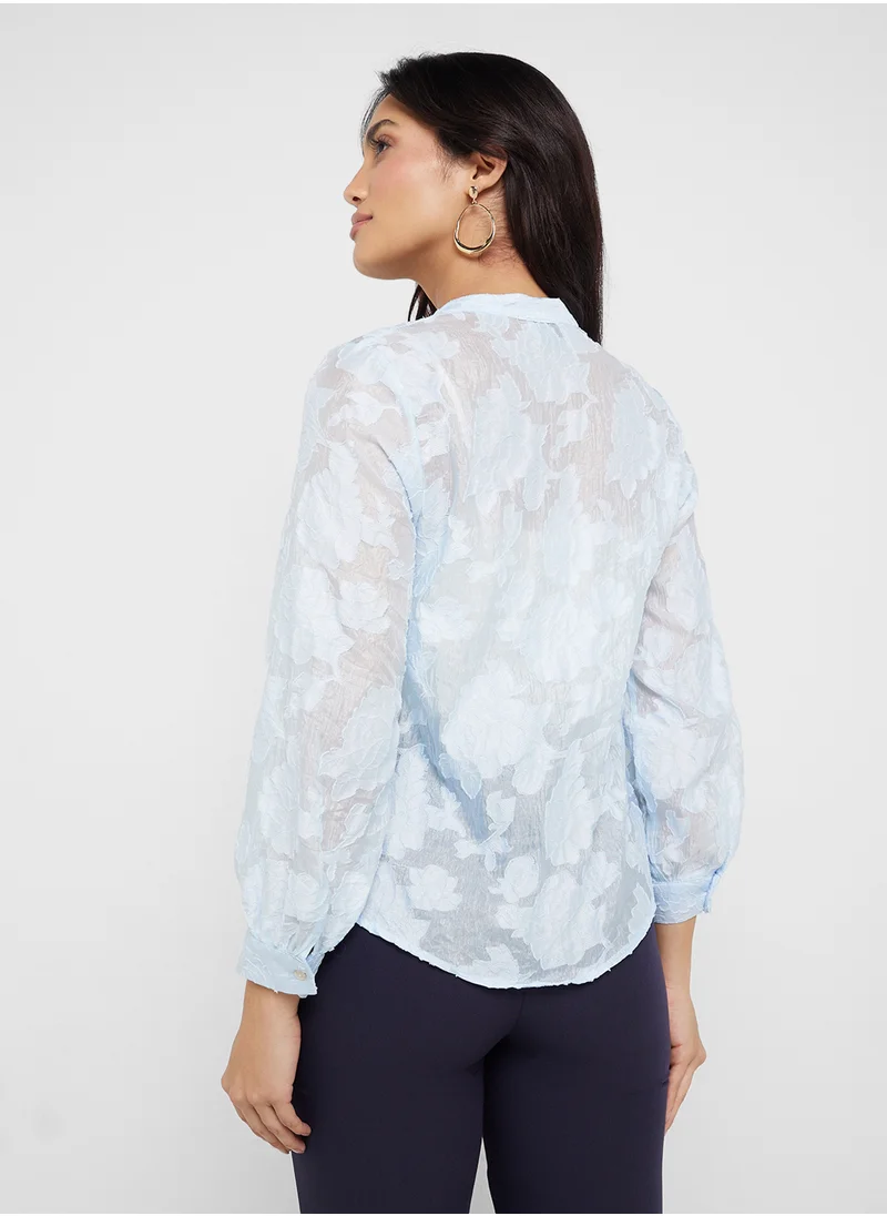 ايلا Textured Blouse