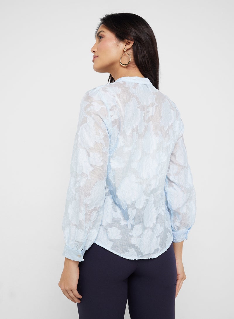 ELLA Textured Blouse  - Image 2