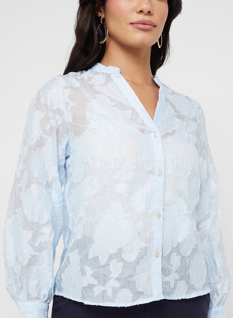 ELLA Textured Blouse  - Image 3
