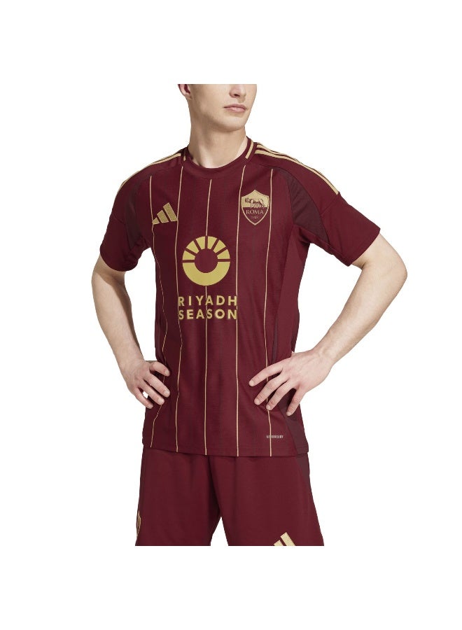 Adidas Adidas Roma H Jsy Burgundy Football Jerseys For Men Xs - Image 5